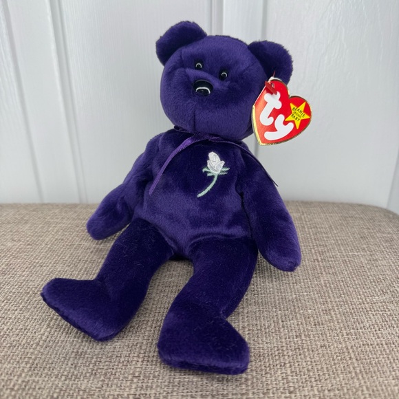 Ty Beanie Baby Princess Diana Teddy Bear Beanie Babies Princess of Wales 1997 - Picture 7 of 7